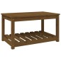 vidaXL Gartentisch Honigbraun 82,5x50,5x45 cm Massivholz Kiefer vidaXL Gartentisch Honigbraun 82,5x50,5x45 cm Massivholz Kiefer