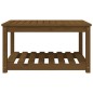 vidaXL Gartentisch Honigbraun 82,5x50,5x45 cm Massivholz Kiefer vidaXL Gartentisch Honigbraun 82,5x50,5x45 cm Massivholz Kiefer