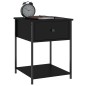 vidaXL Nachttische 2 Stk. Schwarz 44x45x58 cm Holzwerkstoff vidaXL Nachttische 2 Stk. Schwarz 44x45x58 cm Holzwerkstoff