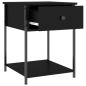 vidaXL Nachttische 2 Stk. Schwarz 44x45x58 cm Holzwerkstoff vidaXL Nachttische 2 Stk. Schwarz 44x45x58 cm Holzwerkstoff
