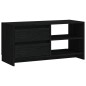 vidaXL TV-Schrank Schwarz 80x31x39 cm Massivholz Kiefer vidaXL TV-Schrank Schwarz 80x31x39 cm Massivholz Kiefer