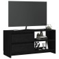 vidaXL TV-Schrank Schwarz 80x31x39 cm Massivholz Kiefer vidaXL TV-Schrank Schwarz 80x31x39 cm Massivholz Kiefer