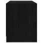 vidaXL TV-Schrank Schwarz 80x31x39 cm Massivholz Kiefer vidaXL TV-Schrank Schwarz 80x31x39 cm Massivholz Kiefer