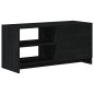 vidaXL TV-Schrank Schwarz 80x31x39 cm Massivholz Kiefer vidaXL TV-Schrank Schwarz 80x31x39 cm Massivholz Kiefer