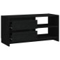 vidaXL TV-Schrank Schwarz 80x31x39 cm Massivholz Kiefer vidaXL TV-Schrank Schwarz 80x31x39 cm Massivholz Kiefer
