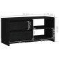 vidaXL TV-Schrank Schwarz 80x31x39 cm Massivholz Kiefer vidaXL TV-Schrank Schwarz 80x31x39 cm Massivholz Kiefer