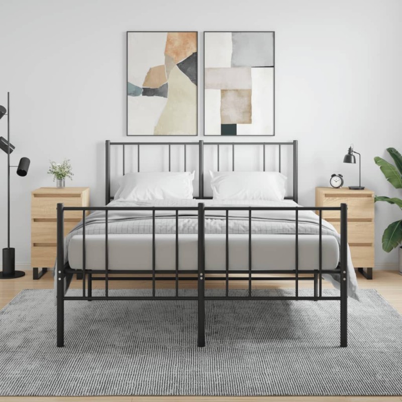 vidaXL Nachttische 2 Stk. Sonoma-Eiche 40x35x69 cm Holzwerkstoff vidaXL Nachttische 2 Stk. Sonoma-Eiche 40x35x69 cm Holzwerkstoff