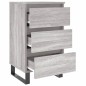 vidaXL Nachttische 2 Stk. Grau Sonoma 40x35x69 cm Holzwerkstoff vidaXL Nachttische 2 Stk. Grau Sonoma 40x35x69 cm Holzwerkstoff
