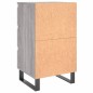 vidaXL Nachttische 2 Stk. Grau Sonoma 40x35x69 cm Holzwerkstoff vidaXL Nachttische 2 Stk. Grau Sonoma 40x35x69 cm Holzwerkstoff