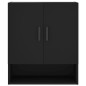 vidaXL Wandschrank Schwarz 60x31x70 cm Holzwerkstoff vidaXL Wandschrank Schwarz 60x31x70 cm Holzwerkstoff