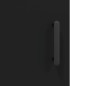 vidaXL Wandschrank Schwarz 60x31x70 cm Holzwerkstoff vidaXL Wandschrank Schwarz 60x31x70 cm Holzwerkstoff