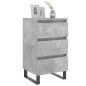 vidaXL Nachttisch Betongrau 40x35x69 cm Holzwerkstoff vidaXL Nachttisch Betongrau 40x35x69 cm Holzwerkstoff