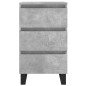 vidaXL Nachttisch Betongrau 40x35x69 cm Holzwerkstoff vidaXL Nachttisch Betongrau 40x35x69 cm Holzwerkstoff
