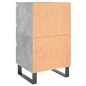 vidaXL Nachttisch Betongrau 40x35x69 cm Holzwerkstoff vidaXL Nachttisch Betongrau 40x35x69 cm Holzwerkstoff