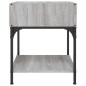 vidaXL Nachttisch Grau Sonoma 40x41x50 cm Holzwerkstoff vidaXL Nachttisch Grau Sonoma 40x41x50 cm Holzwerkstoff