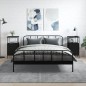vidaXL Nachttische 2 Stk. Schwarz 41x31x80 cm Holzwerkstoff vidaXL Nachttische 2 Stk. Schwarz 41x31x80 cm Holzwerkstoff