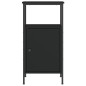 vidaXL Nachttische 2 Stk. Schwarz 41x31x80 cm Holzwerkstoff vidaXL Nachttische 2 Stk. Schwarz 41x31x80 cm Holzwerkstoff