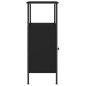 vidaXL Nachttische 2 Stk. Schwarz 41x31x80 cm Holzwerkstoff vidaXL Nachttische 2 Stk. Schwarz 41x31x80 cm Holzwerkstoff