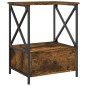 vidaXL Nachttische 2 Stk. Räuchereiche 50x41x65 cm Holzwerkstoff vidaXL Nachttische 2 Stk. Räuchereiche 50x41x65 cm Holzwerkstoff