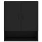 vidaXL Wandschrank Schwarz 60x31x70 cm Holzwerkstoff vidaXL Wandschrank Schwarz 60x31x70 cm Holzwerkstoff