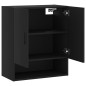 vidaXL Wandschrank Schwarz 60x31x70 cm Holzwerkstoff vidaXL Wandschrank Schwarz 60x31x70 cm Holzwerkstoff