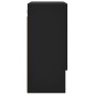 vidaXL Wandschrank Schwarz 60x31x70 cm Holzwerkstoff vidaXL Wandschrank Schwarz 60x31x70 cm Holzwerkstoff