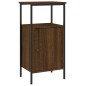 vidaXL Nachttisch Braun Eichen-Optik 41x31x80 cm Holzwerkstoff vidaXL Nachttisch Braun Eichen-Optik 41x31x80 cm Holzwerkstoff