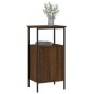 vidaXL Nachttisch Braun Eichen-Optik 41x31x80 cm Holzwerkstoff vidaXL Nachttisch Braun Eichen-Optik 41x31x80 cm Holzwerkstoff