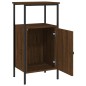 vidaXL Nachttisch Braun Eichen-Optik 41x31x80 cm Holzwerkstoff vidaXL Nachttisch Braun Eichen-Optik 41x31x80 cm Holzwerkstoff