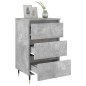 vidaXL Nachttische 2 Stk. Betongrau 40x35x69 cm Holzwerkstoff vidaXL Nachttische 2 Stk. Betongrau 40x35x69 cm Holzwerkstoff