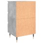 vidaXL Nachttische 2 Stk. Betongrau 40x35x69 cm Holzwerkstoff vidaXL Nachttische 2 Stk. Betongrau 40x35x69 cm Holzwerkstoff