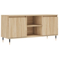 vidaXL TV-Schrank Sonoma-Eiche 104x35x50 cm Holzwerkstoff