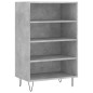 vidaXL Highboard Betongrau 57x35x90 cm Holzwerkstoff vidaXL Highboard Betongrau 57x35x90 cm Holzwerkstoff