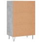 vidaXL Highboard Betongrau 57x35x90 cm Holzwerkstoff vidaXL Highboard Betongrau 57x35x90 cm Holzwerkstoff