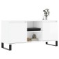 vidaXL TV-Schrank Hochglanz-Weiß 104x35x50 cm Holzwerkstoff vidaXL TV-Schrank Hochglanz-Weiß 104x35x50 cm Holzwerkstoff