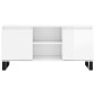 vidaXL TV-Schrank Hochglanz-Weiß 104x35x50 cm Holzwerkstoff vidaXL TV-Schrank Hochglanz-Weiß 104x35x50 cm Holzwerkstoff
