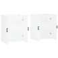 vidaXL Wandschränke 2 Stk. Weiß 69,5x34x90 cm vidaXL Wandschränke 2 Stk. Weiß 69,5x34x90 cm