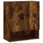 vidaXL Wandschrank Räuchereiche 60x31x70 cm Holzwerkstoff vidaXL Wandschrank Räuchereiche 60x31x70 cm Holzwerkstoff