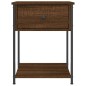 vidaXL Nachttische 2 Stk. Braun Eichen-Optik 44x45x58 cm Holzwerkstoff vidaXL Nachttische 2 Stk. Braun Eichen-Optik 44x45x58 cm Holzwerkstoff
