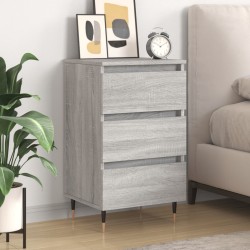 vidaXL Nachttisch Grau Sonoma 40x35x69 cm Holzwerkstoff