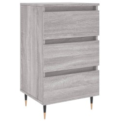 vidaXL Nachttisch Grau Sonoma 40x35x69 cm Holzwerkstoff