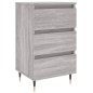 vidaXL Nachttisch Grau Sonoma 40x35x69 cm Holzwerkstoff vidaXL Nachttisch Grau Sonoma 40x35x69 cm Holzwerkstoff