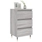 vidaXL Nachttisch Grau Sonoma 40x35x69 cm Holzwerkstoff vidaXL Nachttisch Grau Sonoma 40x35x69 cm Holzwerkstoff