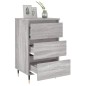 vidaXL Nachttisch Grau Sonoma 40x35x69 cm Holzwerkstoff vidaXL Nachttisch Grau Sonoma 40x35x69 cm Holzwerkstoff