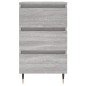 vidaXL Nachttisch Grau Sonoma 40x35x69 cm Holzwerkstoff vidaXL Nachttisch Grau Sonoma 40x35x69 cm Holzwerkstoff