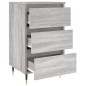 vidaXL Nachttisch Grau Sonoma 40x35x69 cm Holzwerkstoff vidaXL Nachttisch Grau Sonoma 40x35x69 cm Holzwerkstoff