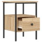 vidaXL Nachttische 2 Stk. Sonoma-Eiche 34x36x50 cm Holzwerkstoff vidaXL Nachttische 2 Stk. Sonoma-Eiche 34x36x50 cm Holzwerkstoff