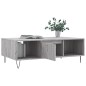 vidaXL Couchtisch Grau Sonoma 104x60x35 cm Holzwerkstoff vidaXL Couchtisch Grau Sonoma 104x60x35 cm Holzwerkstoff