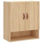 vidaXL Wandschrank Sonoma-Eiche 60x31x70 cm Holzwerkstoff vidaXL Wandschrank Sonoma-Eiche 60x31x70 cm Holzwerkstoff