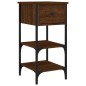 vidaXL Nachttisch Braun Eichen-Optik 34x36x70 cm Holzwerkstoff vidaXL Nachttisch Braun Eichen-Optik 34x36x70 cm Holzwerkstoff